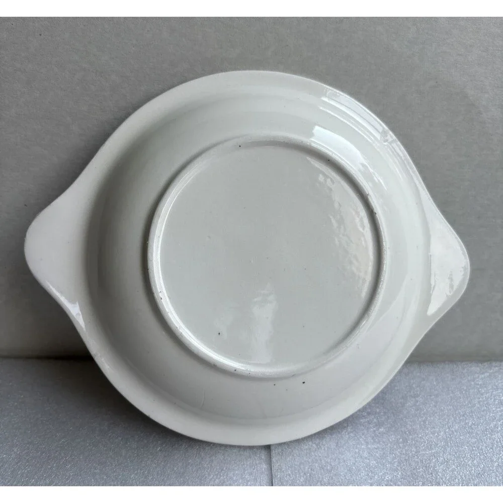Vtg Miniature Staffordshire Style Bowl No Pitcher Brown Transferware Replacement
